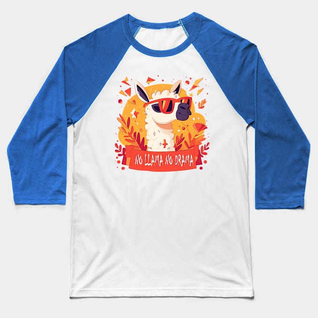 no llama no drama Baseball T-Shirt by dubcarnage